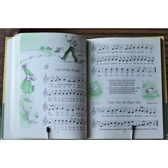 Vintage Music Primer, Singing and Rhyming: Our Singing World, Ginn and Company - Picture 8 of 10